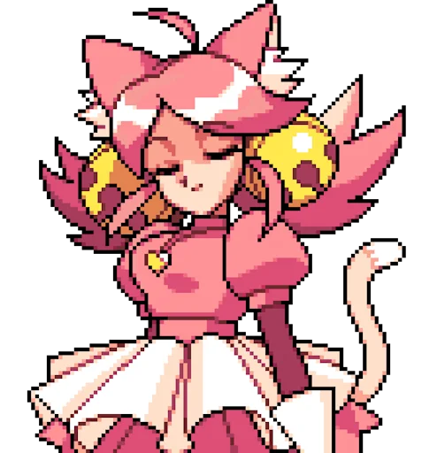 😌 Стикер «Deltarune Pink (Cutie Mew Mew)» для Telegram