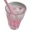 Стикер 17 Pink Food
