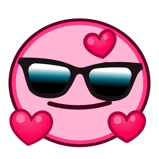 😍 Эмодзи «Pink - розовые рандом эмодзи» для Telegram