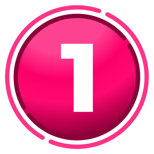 1️⃣ Эмодзи «Pink mix - розовые иконки и таблички для оформления постов» для Telegram
