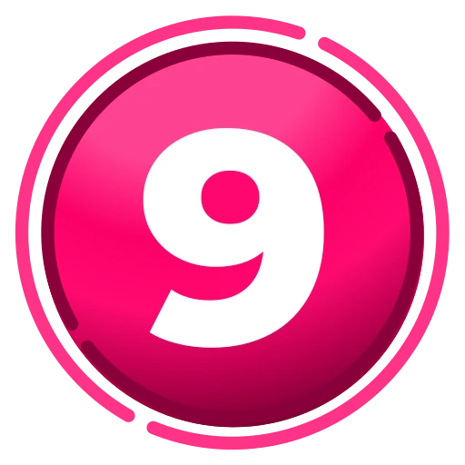 9️⃣ Эмодзи «Pink mix - розовые иконки и таблички для оформления постов» для Telegram
