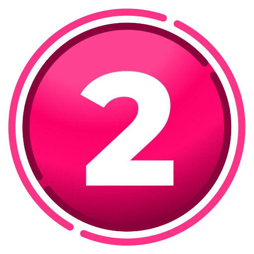 2️⃣ Эмодзи «Pink mix - розовые иконки и таблички для оформления постов» для Telegram