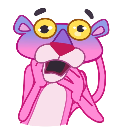 😨 Стикер «Pink Panther» для Telegram