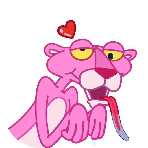 🤪 Стикер «Pink Panther» для Telegram