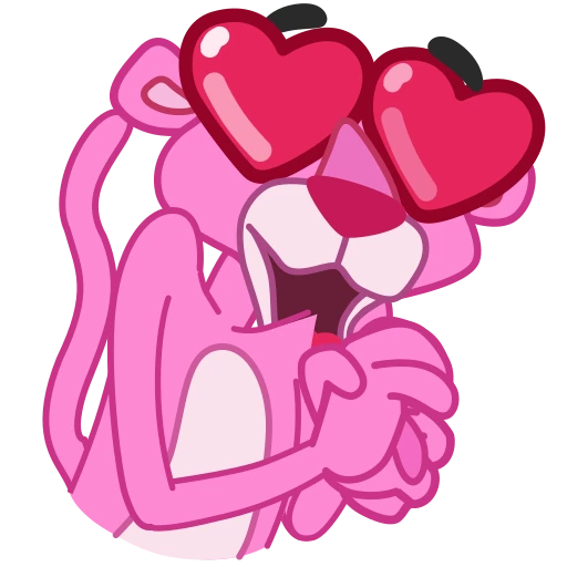 😍 Стикер «Pink Panther» для Telegram