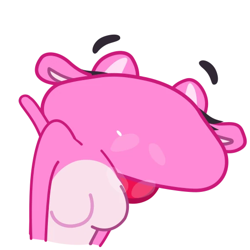😘 Стикер «Pink Panther» для Telegram