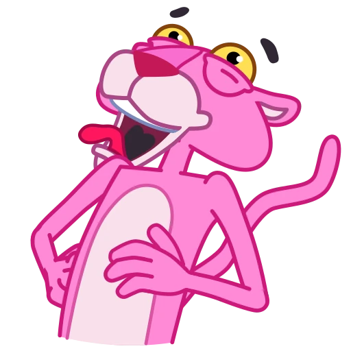 Стикерпак Pink Panther для Telegram