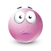 Стикер 35 Pink Emoji
