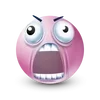 Стикер 46 Pink Emoji