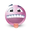 Стикер 7 Pink Emoji