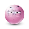 Стикер 61 Pink Emoji
