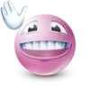 Стикер 47 Pink Emoji