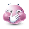 Стикер 42 Pink Emoji