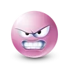Стикер 34 Pink Emoji