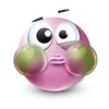Стикер 43 Pink Emoji