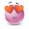 Стикер 3 Pink Emoji