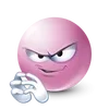 Стикер 25 Pink Emoji