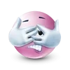 Стикер 57 Pink Emoji