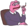 Стикер 56 🥹 Розовый Пепе (Pink Pepe emoji)