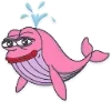 Стикер 22 🥹 Розовый Пепе (Pink Pepe emoji)