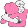 Стикер 59 🥹 Розовый Пепе (Pink Pepe emoji)