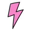 Стикер 4 Pink Rock Star - розвенькие рок-эмодзи