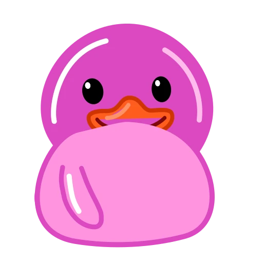 👍 Стикер «Pink Duck» для Telegram