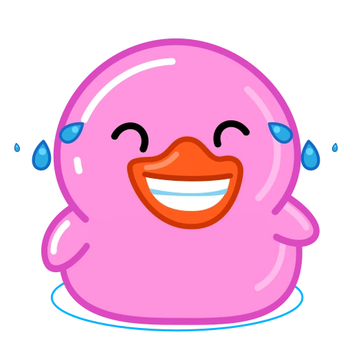 🤣 Стикер «Pink Duck» для Telegram