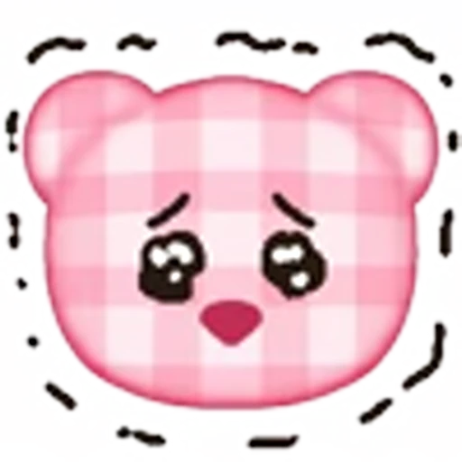 🥹 Эмодзи «Розовые мишки» для Telegram
