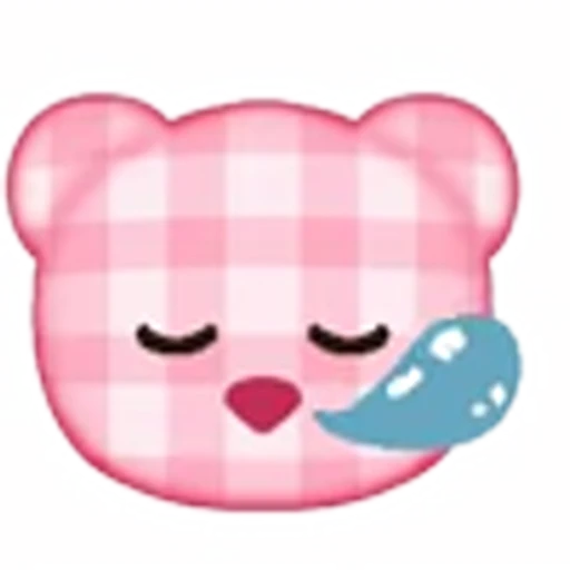 💤 Эмодзи «Розовые мишки» для Telegram