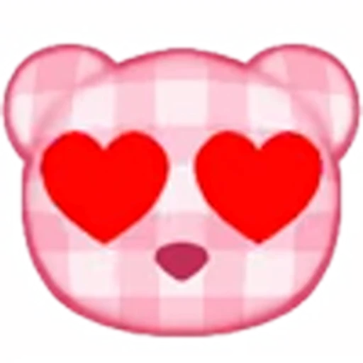 😍 Эмодзи «Розовые мишки» для Telegram