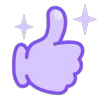 Стикер 31 Pink Purple