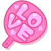 Стикер 14 Pink Purple
