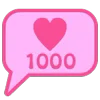 Стикер 4 Pink Purple