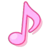 Стикер 16 Pink Purple