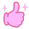 Стикер 3 Pink Purple