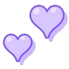 Стикер 35 Pink Purple