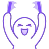 Стикер 29 Pink Purple