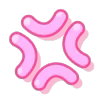 Стикер 19 Pink Purple