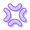 Стикер 47 Pink Purple