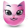 🐱 Эмодзи «🥰 Набор эмоджи с розовыми смайликами» для Telegram