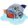 Стикер 12 Piranha Emotes Pack