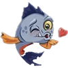 Стикер 10 Piranha Emotes Pack