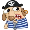 🏴‍☠️ Эмодзи «Пират Дигги» для Telegram