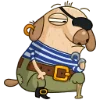 🏴‍☠️ Эмодзи «Пират Дигги» для Telegram