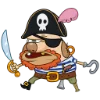 🏴‍☠️ Эмодзи «Пират Дигги» для Telegram