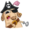🤷‍♂️ Эмодзи «Пират Дигги» для Telegram
