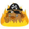 🏴‍☠️ Эмодзи «Пират Дигги» для Telegram