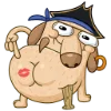 🏴‍☠️ Эмодзи «Пират Дигги» для Telegram