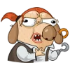 🏴‍☠️ Эмодзи «Пират Дигги» для Telegram